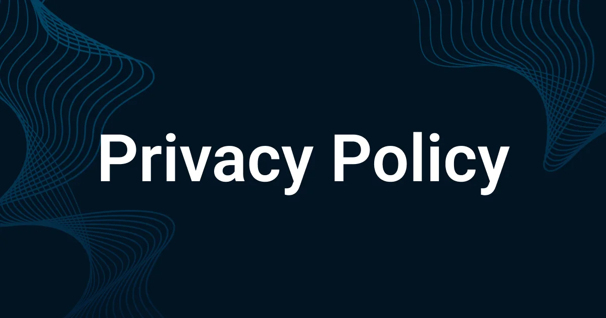 Privacy Policy We use secure technology to safeguard your data.