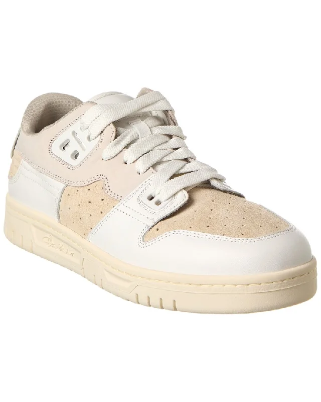 Women's Walking Shoes Acne Studios Low Mix Leather & Suede Sneaker
