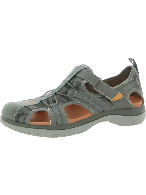 Luxury Shoes Clearance Adelle Trek Womens Faux Leather Ankle Strap Sport Sandals
