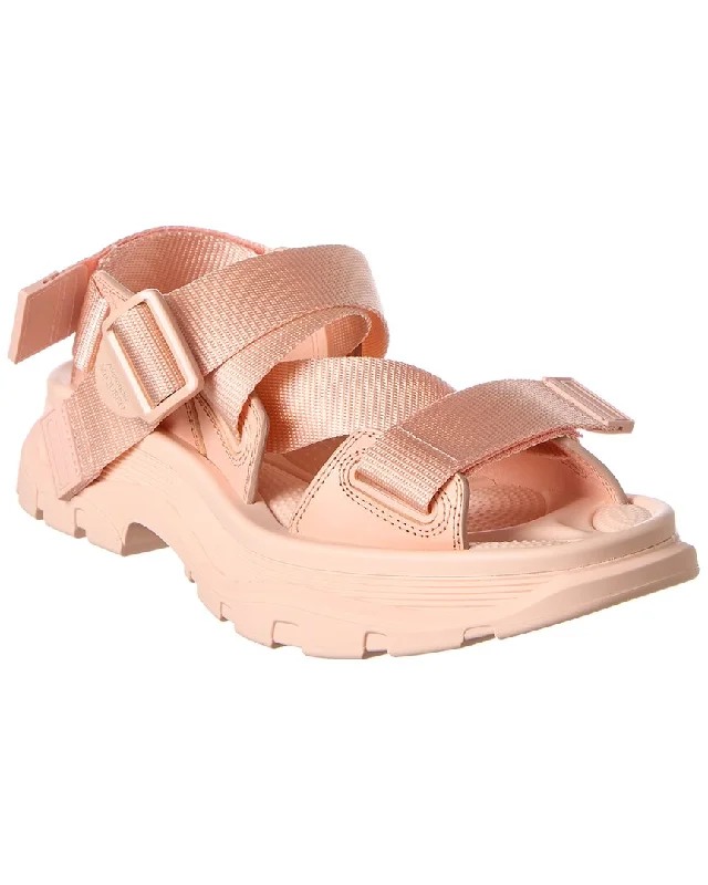 Flash Sale Alexander McQueen Tread Leather Sandal