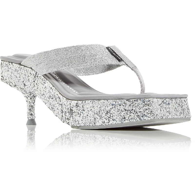 Comfortable Urban Shoes Alexander Wang Womens Jessie Metallic Glitter Heels