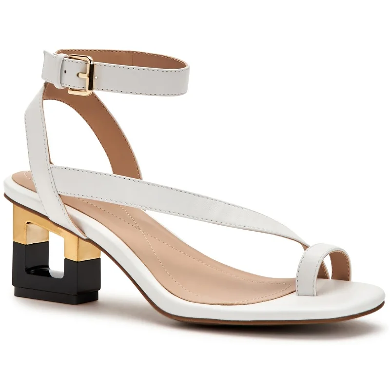 Trendy Women's Wear Collection Alfani Womens Coreena Toe Loop Ankle Strap Dress Sandals