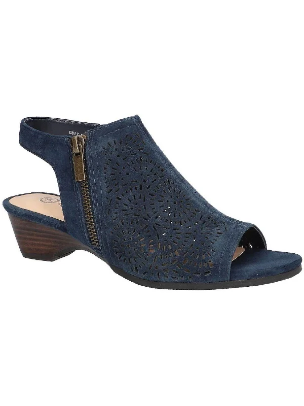 Sale Event, Prices Rock AMIYAH Womens Perforated Ankle Strap Mule Sandals