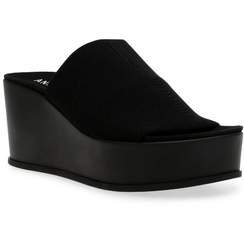Avant-Garde Style Promotions Anne Klein Womens AKVENTI Slip On Lifestyle Wedge Sandals