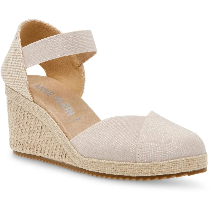 Limited Stock Anne Klein Womens Zuri Woven Slingback Sandals