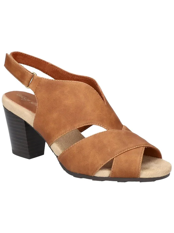 Durable Walking Shoes Sale Annette Womens Faux Leather Block Heel Heels