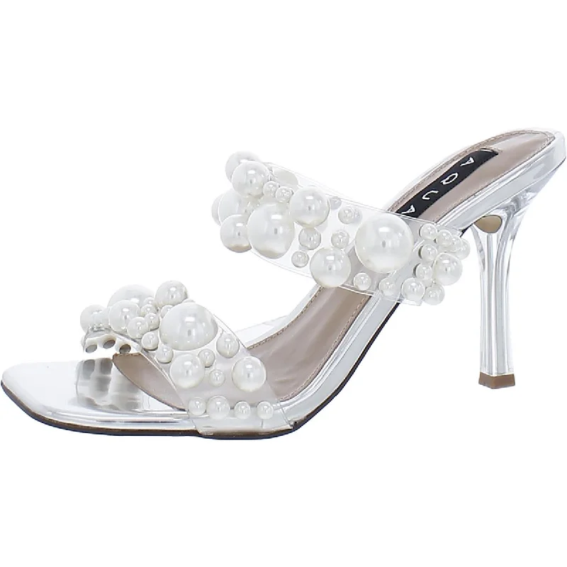 Buy More, Save More Aqua Womens AQDAZEL Slip On Dressy Heels