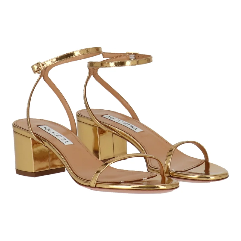 Explore What's New Aquazzura Womens Gold Sandal