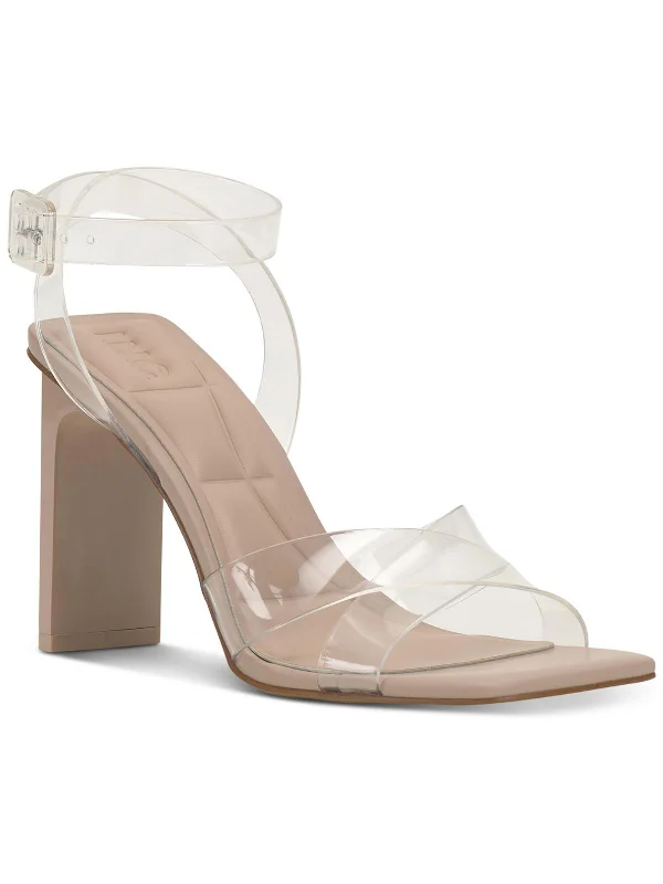 Street Chic Discounts Averna Womens Criss-Cross Front Ankle Strap Heels
