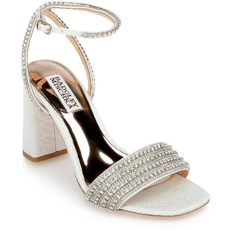 Trendy Looks On Sale Badgley Mischka Womens Becca Rhinestones  Heels