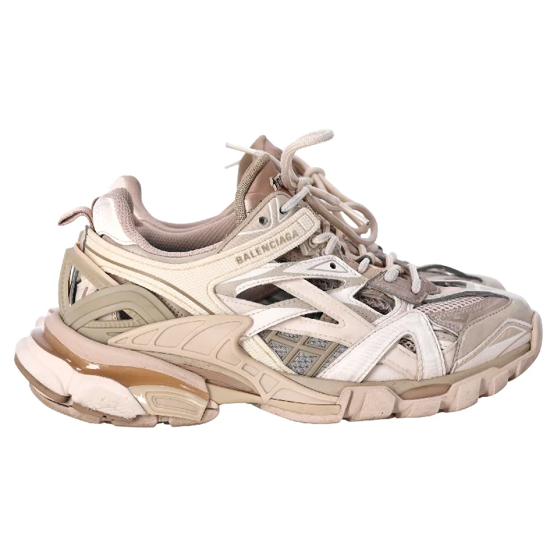 Sophisticated Style Offers Balenciaga Track.2 Sneakers in Beige Polyurethane
