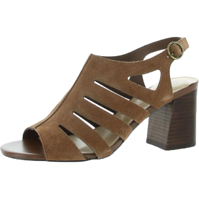 Comfortable Walking Shoes Bella Vita Womens Faux Suede Open Toe Heel Sandals