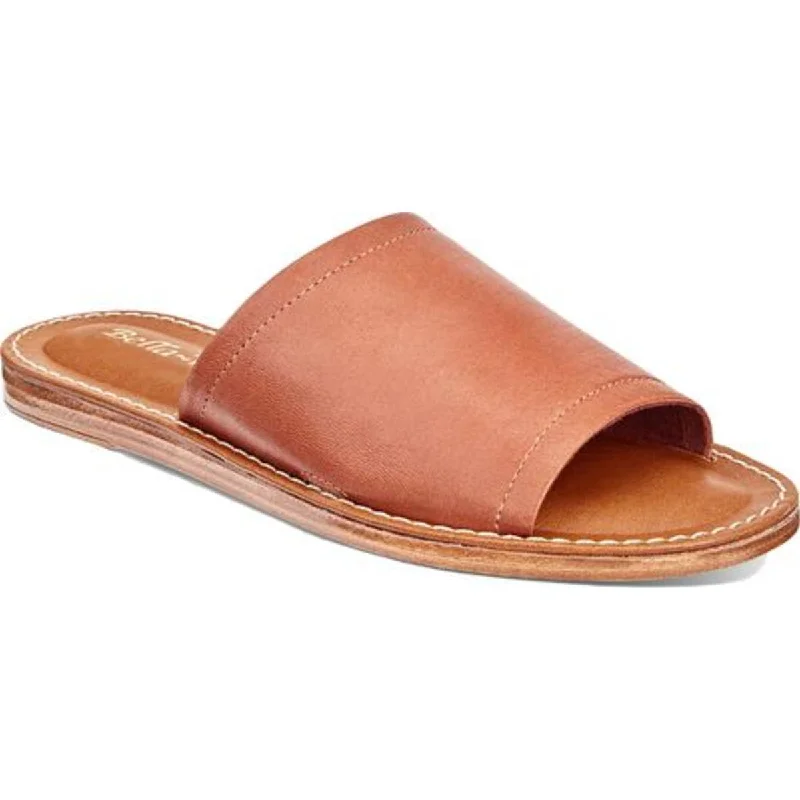 Budget Friendly Bella Vita Womens Ros-Italy Leather Flat Slide Sandals