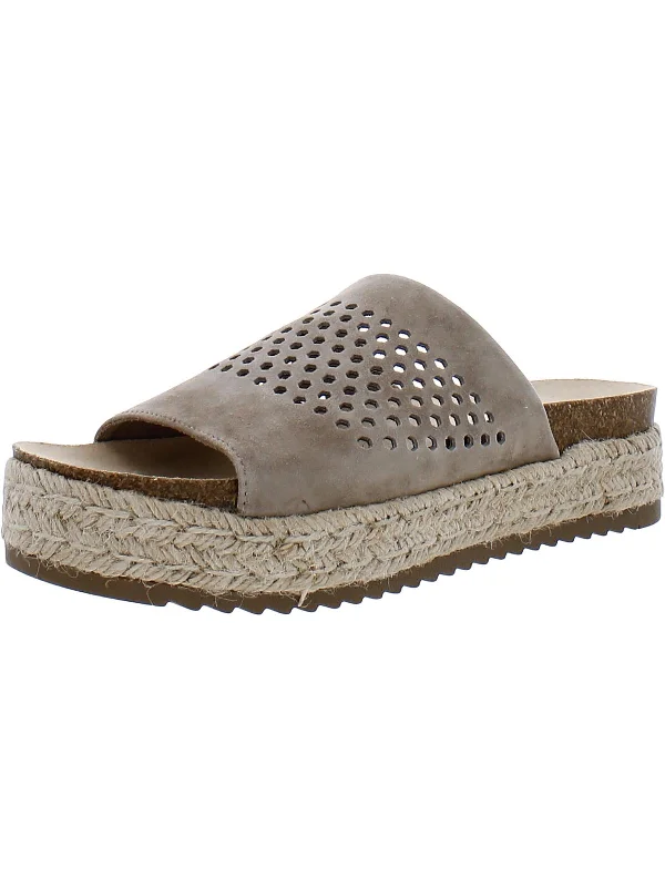 Shop The Hottest Deals Beverly  Womens Leather Espadrille Platform Sandals