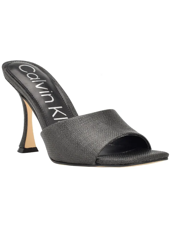 Comfortable Fashion Shoes Bradon Womens Canvas Slip On Heels