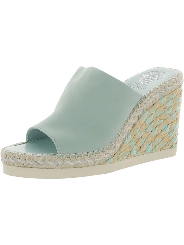Limited-Time Shoe Deals Brissia Womens Open Toe Slip On Wedge Sandals