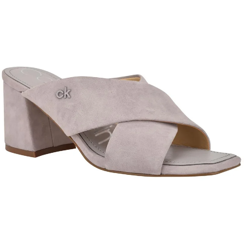 Sustainable Footwear Sale Calvin Klein Womens Isha Criss-Cross Front Open Toe Heels