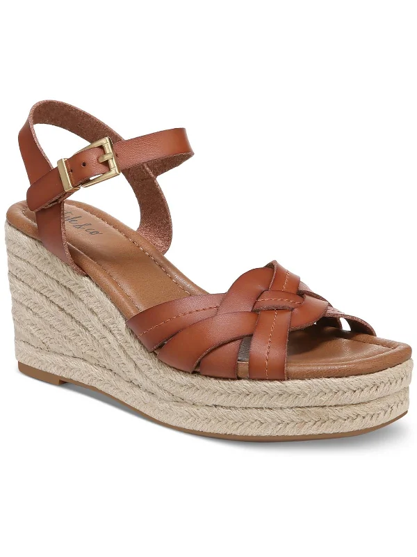 Comfortable Dressy Flats Offers Carresp Womens Ankle Strap Wedge Espadrilles