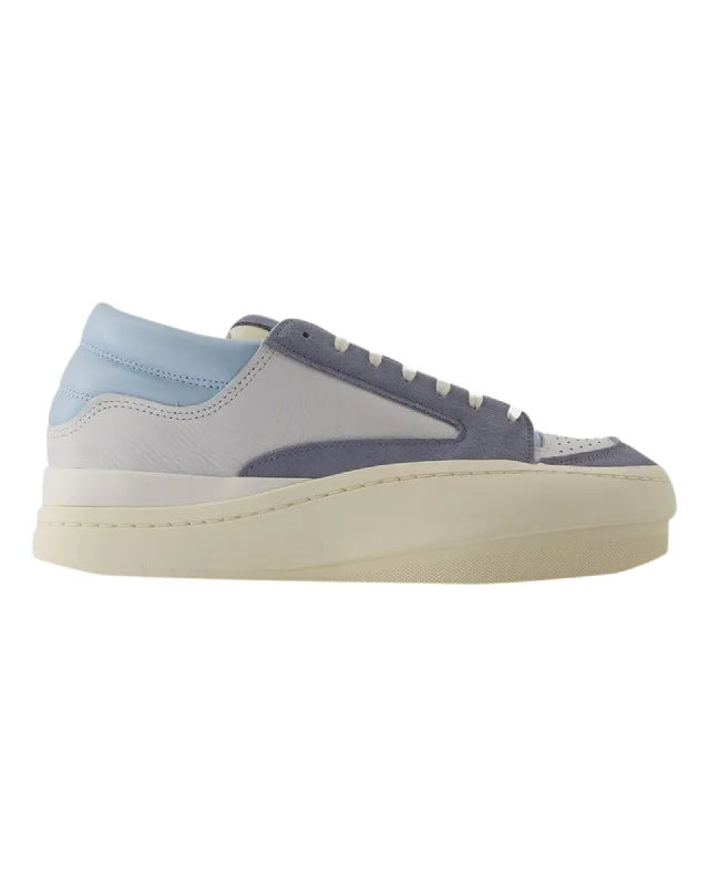 Breathable Flats Offers Centennial Low Sneakers - Y-3 - Leather - White