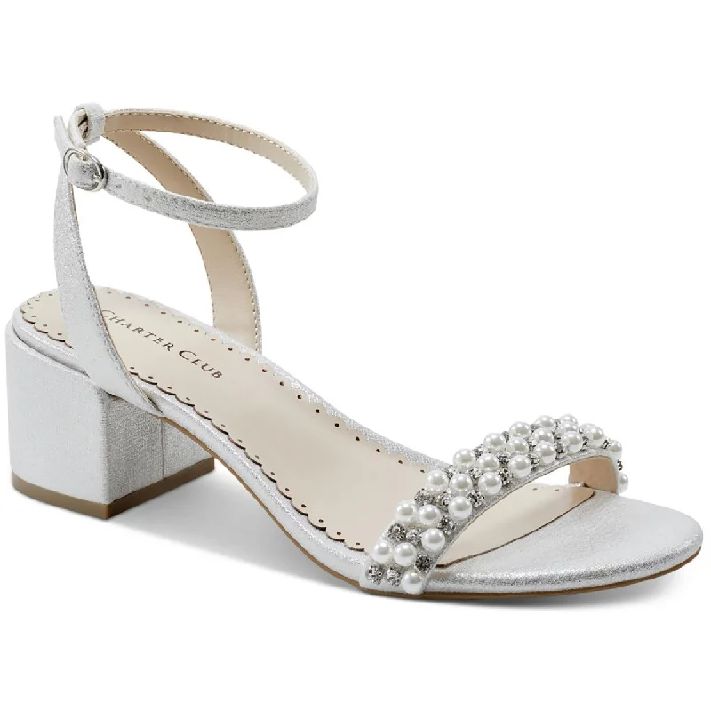 Casual Chic Footwear Offers Charter Club Womens AMARA Dressy Round toe Block Heel
