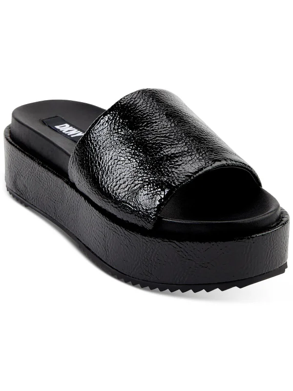 Elegant Fashion Offers CI Platform Womens Slip-on Footbed Slide Sandals