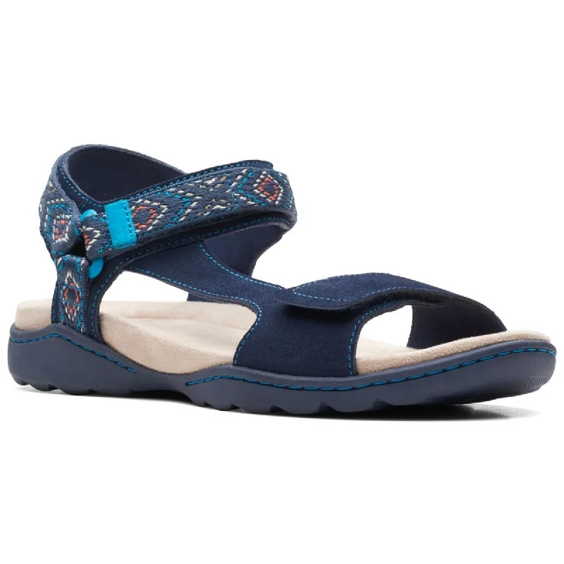Statement Footwear Discount Clarks Womens Amanda Step Leather Open Toe Strappy Sandals