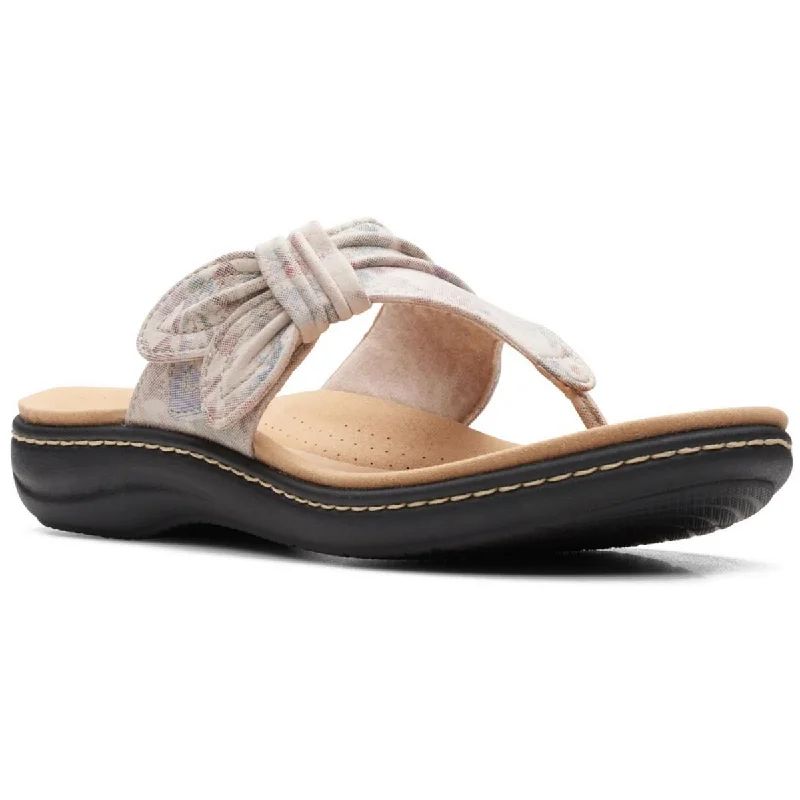 Big Discounts Clarks Womens LAURIEANN RAE Thong Flip Flop T-Strap Sandals