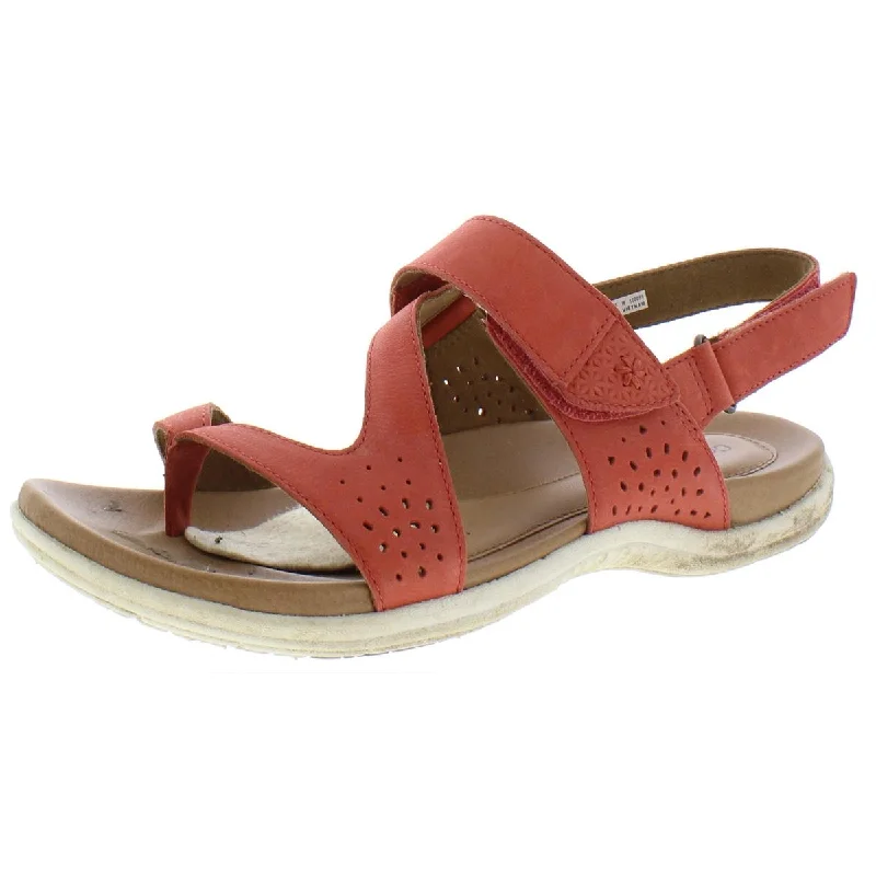 Fashion-Forward Women's Shoes Cobb Hill Womens Rubey Leather Strappy Thong Sandals