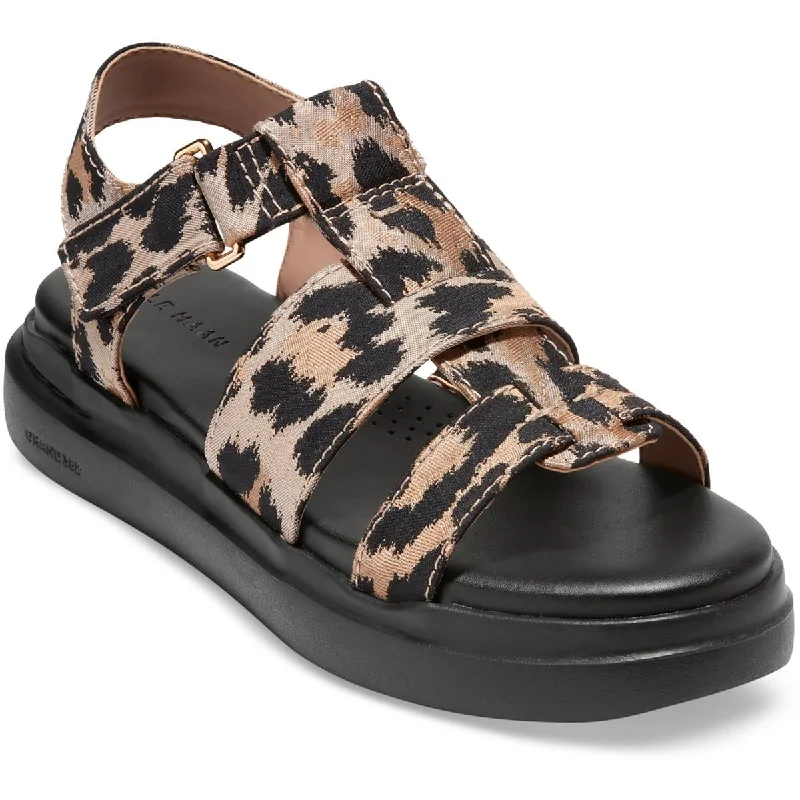 Affordable Women's Shoes Cole Haan Womens Grandpro Rally Ankle Strap Strappy Fisherman Sandals