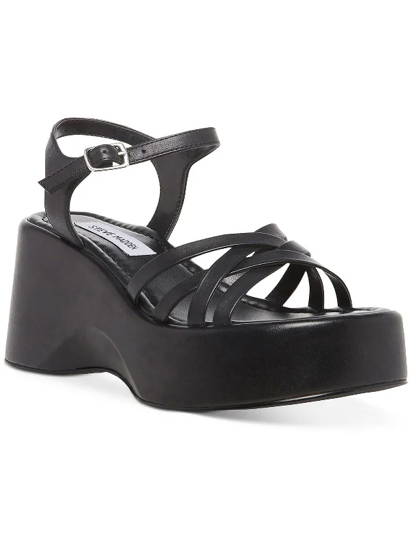 Premium Boots Discounts Crazy 30 Womens Buckle Criss-Cross Wedge Sandals