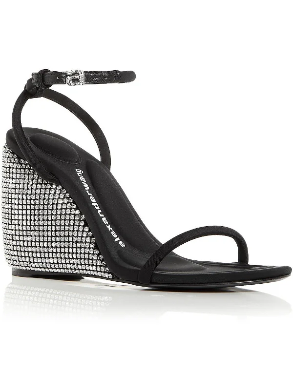 Retro Style Promotions Dahlia  Womens Ankle Strap Dressy Wedge Sandals