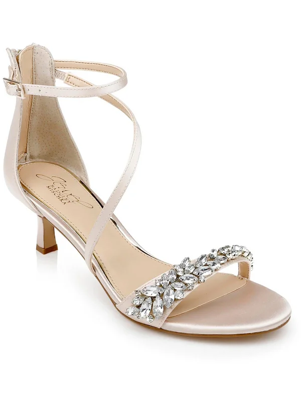 Exclusive Sale Dalezya Womens Rhinestones Slip On Heels