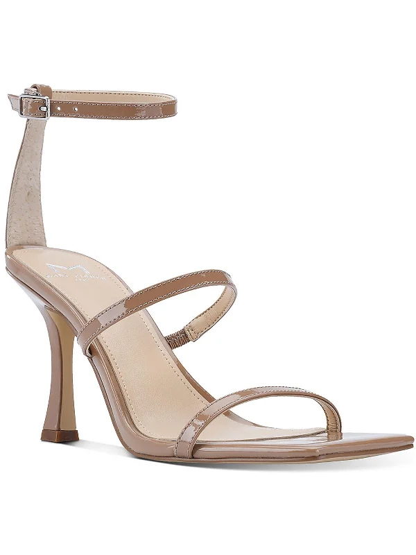 Cozy Indoor Slippers Deals Dalida Womens Patent Leather Strappy Ankle Strap