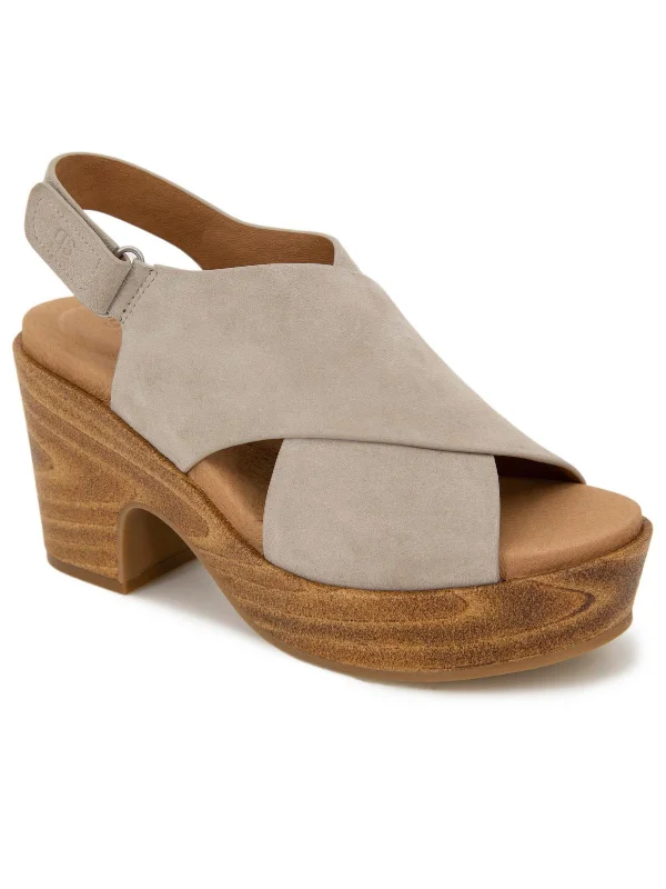 On-Trend Fashion Offers Dani Cross Womens Ankle Strap Open Toe