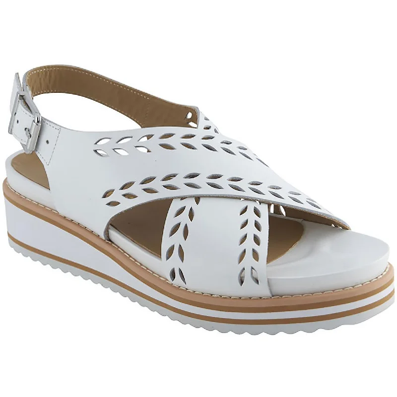 Flirty Fashion Discounts David Tate Womens Fiji Leather Peep-Toe Slingback Sandals