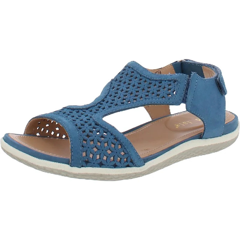Fashionista Sale David Tate Womens Lazer Nubuck T-Strap Sport Sandals