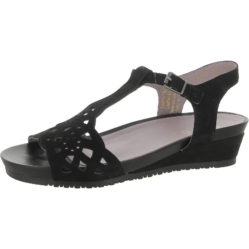 Essentials On Sale David Tate Womens Oslo Suede Ankle Strap Heels