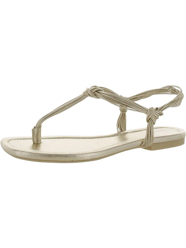 Trendy Footwear Sale Deja Womens Strappy Man Made Thong Sandals
