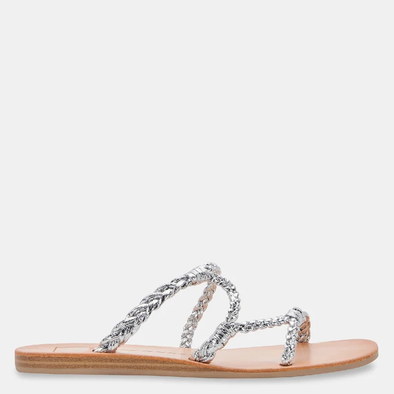Urban Fashion Footwear DION SANDALS SILVER METALLIC STELLA