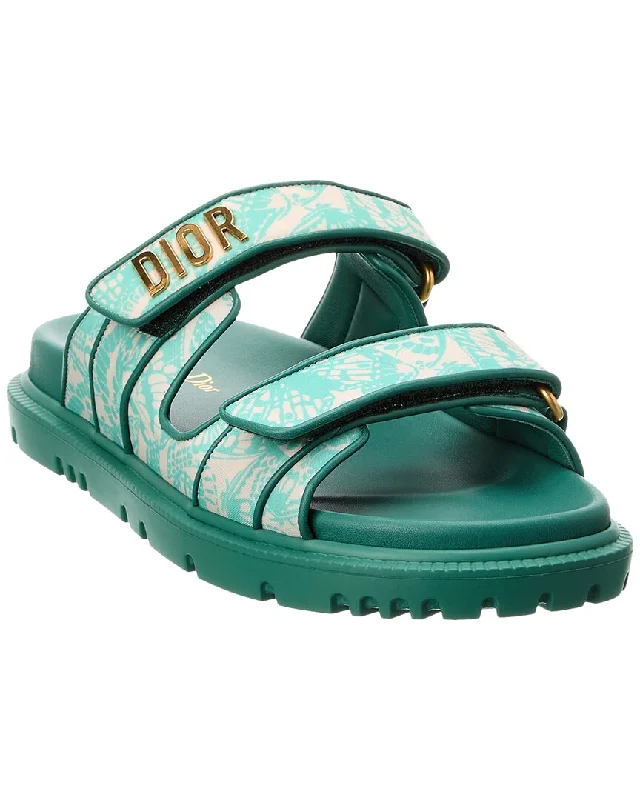 Comfortable Urban Shoes Dior Dioract Canvas & Leather Sandal