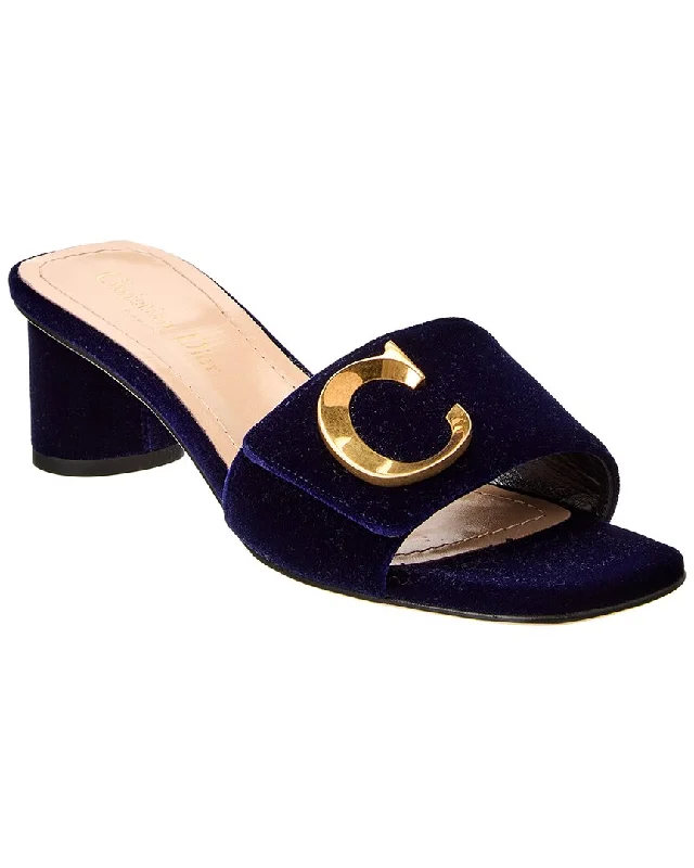 Huge Discounts This Week Dior Signature Velvet Sandal