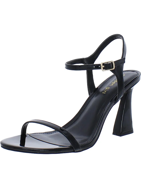 Flash Sale Now Discco Womens Faux Leather Strappy Ankle Strap