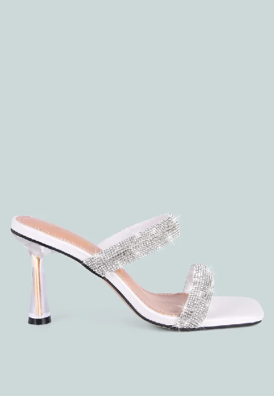Non-Slip Shoes Sale dolls rhinestone embellished slider sandals