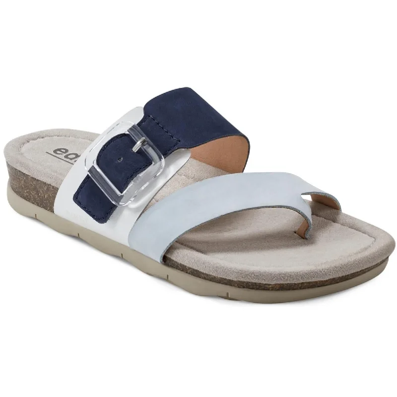Snag Fabulous Fashion Bargains Earth Womens Emlia Suede Buckle Slide Sandals