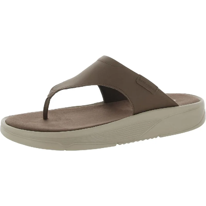 New Season Fashion Preview Sale Easy Spirit Womens Rift 3 Padded Insole Man Made Thong Sandals