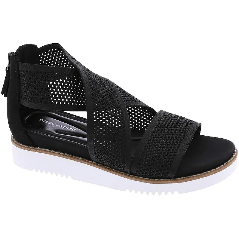 Statement Casual Shoes Easy Spirit Womens Wander 2 Knit Open Toe Platform Sandals