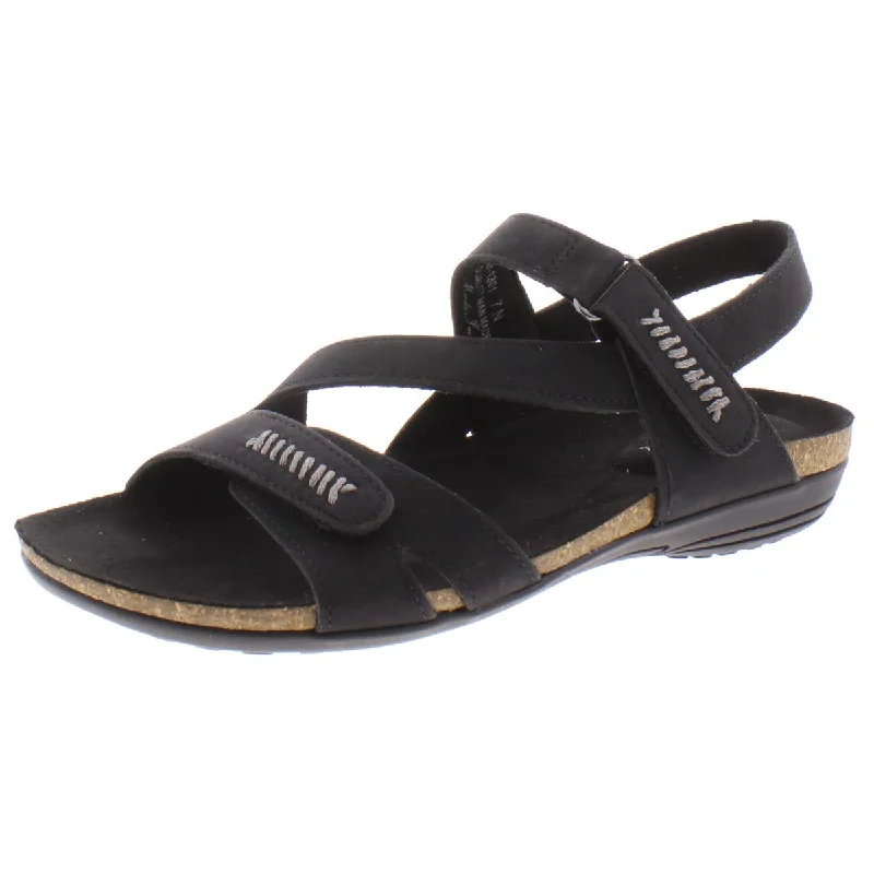 Sustainable Footwear Sale Easy Street Womens Winnie Faux Leather Slingback Strappy Sandals