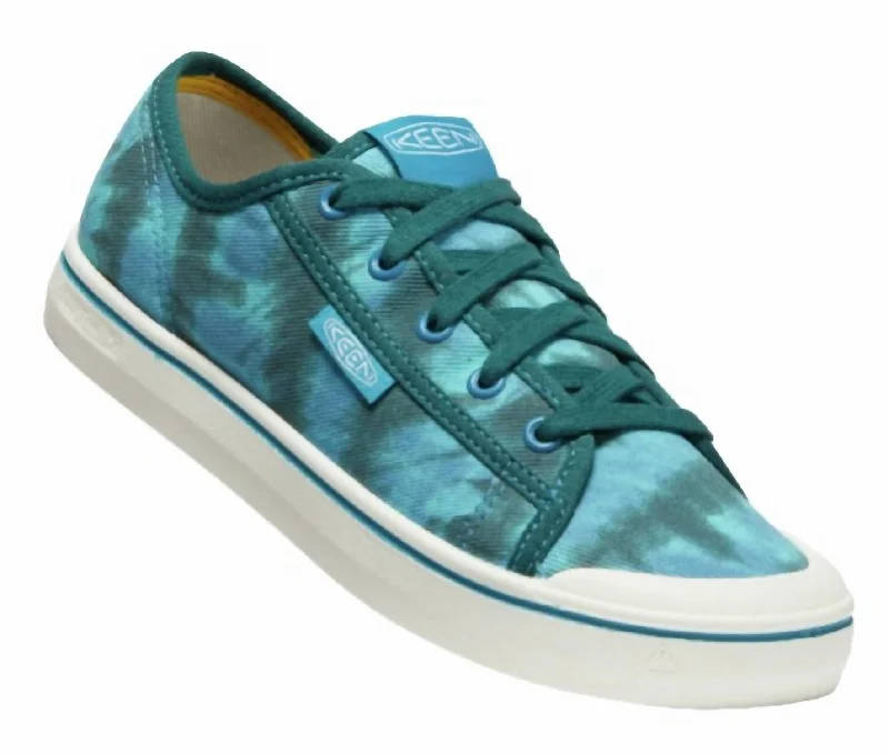 Spring Offer Elsa Canvas Retro Sneaker In Sea Moss Tie Dye