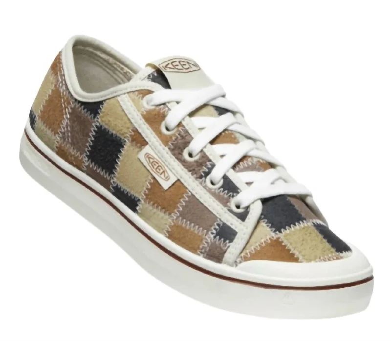 Limited Edition Elsa Harvest Leather Sneaker In Patchwork