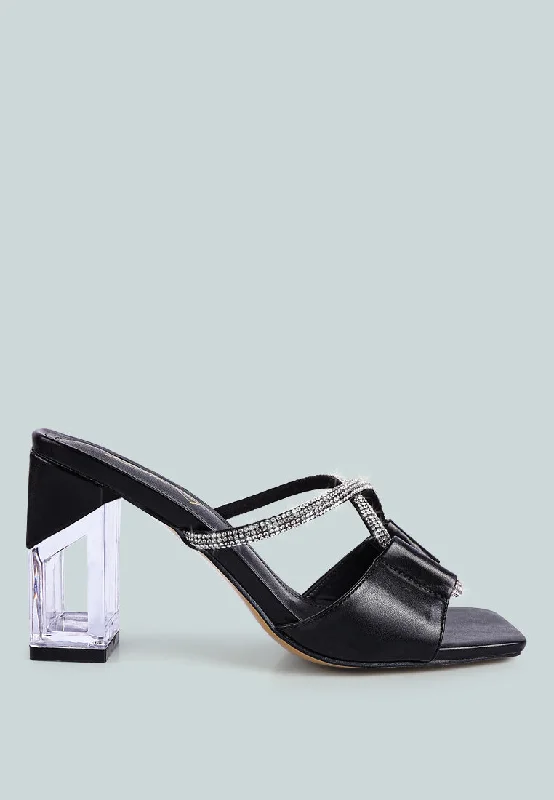 Stylish Shoe Discounts fineapple rhinestone embellished clear sandals